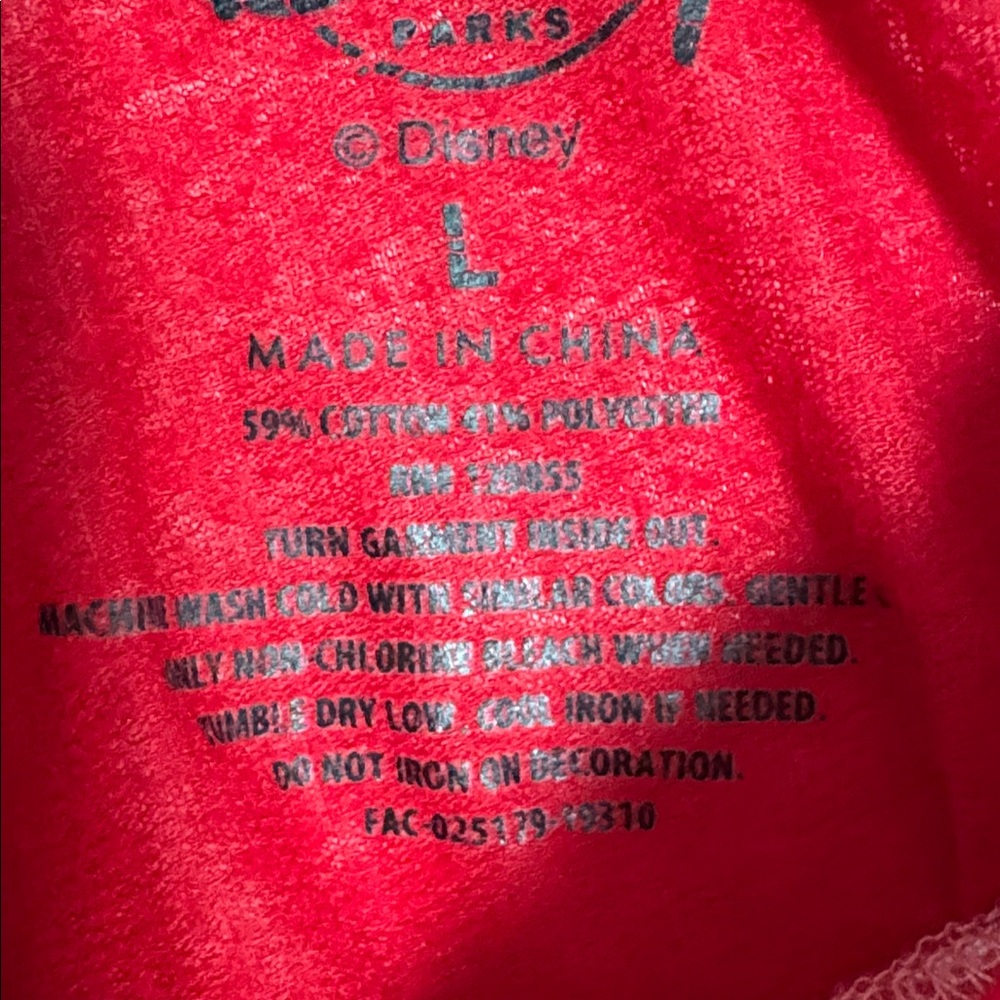 Disney Parks Haunted Mansion Red Jogger Sweat/Sleep Pants - Picture 3 of 6